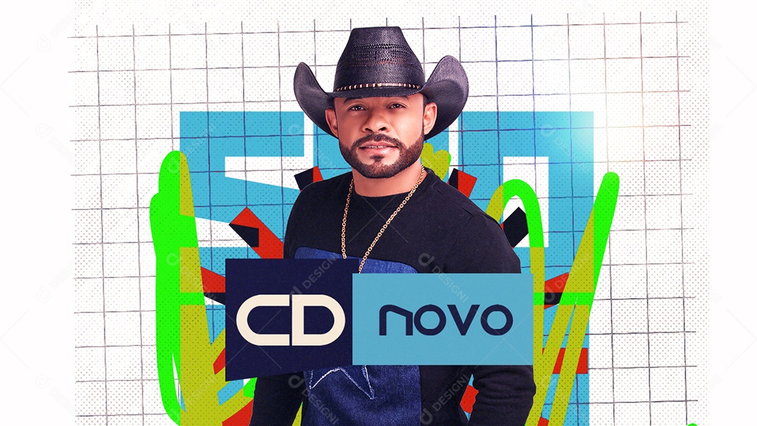 Flyer Banner CD Novo Social Media PSD Editável