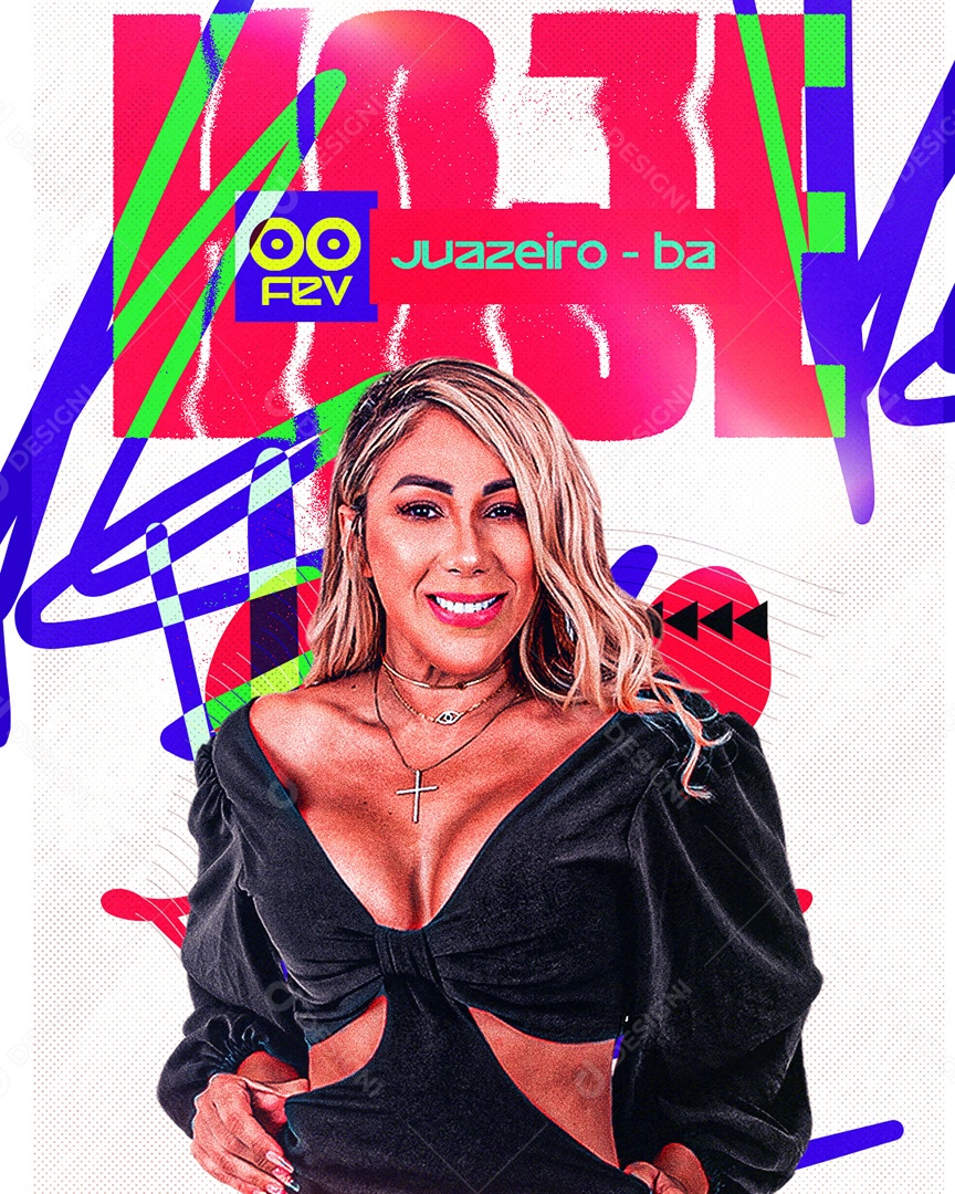 Flyer Feed Hoje Juazeiro Social Media PSD Editável