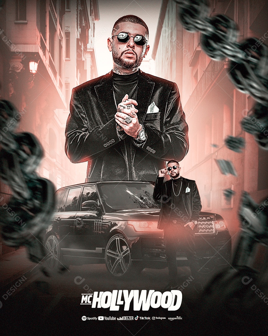 Flyer Feed MC Social Media PSD Editável