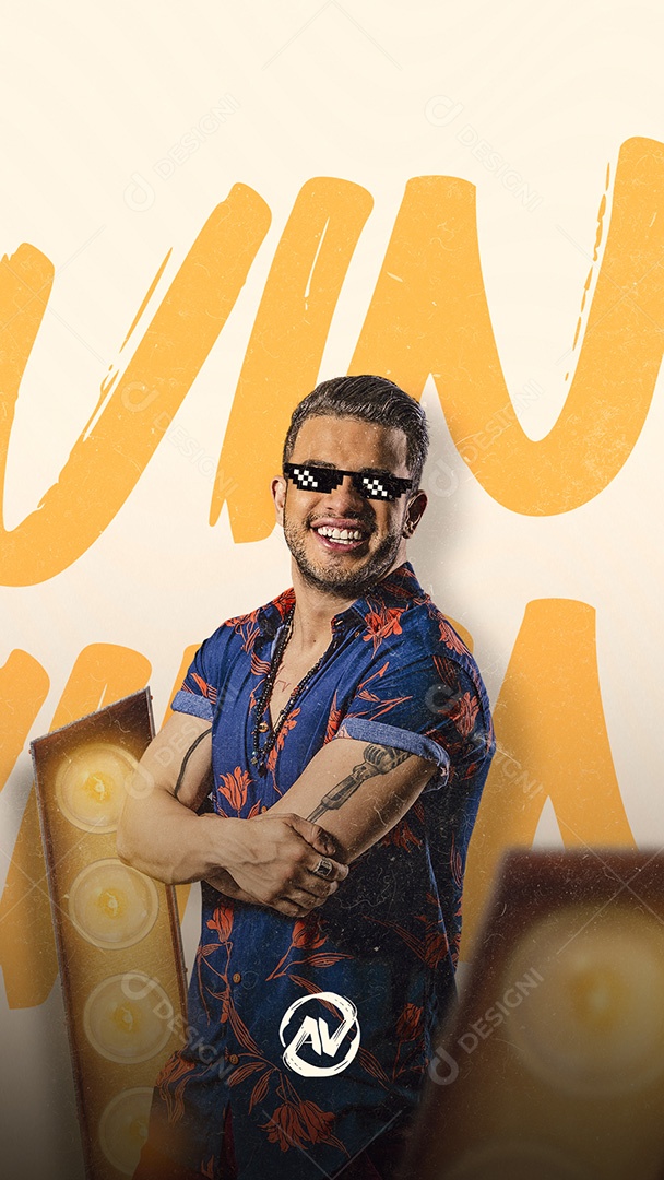 Flyer Feed Show Social Media PSD Editável