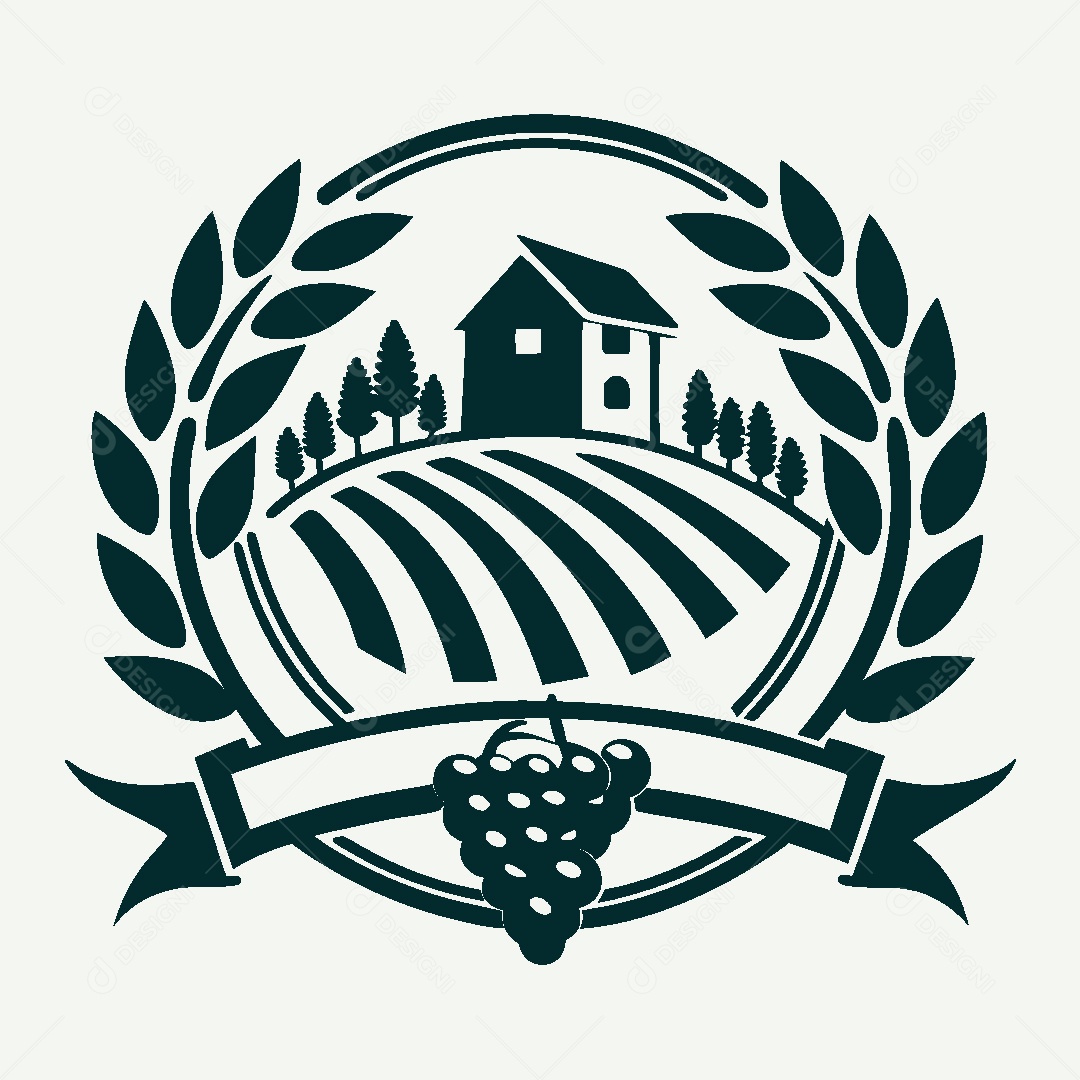 Modelo de Logo de Fazenda Vetor EPS
