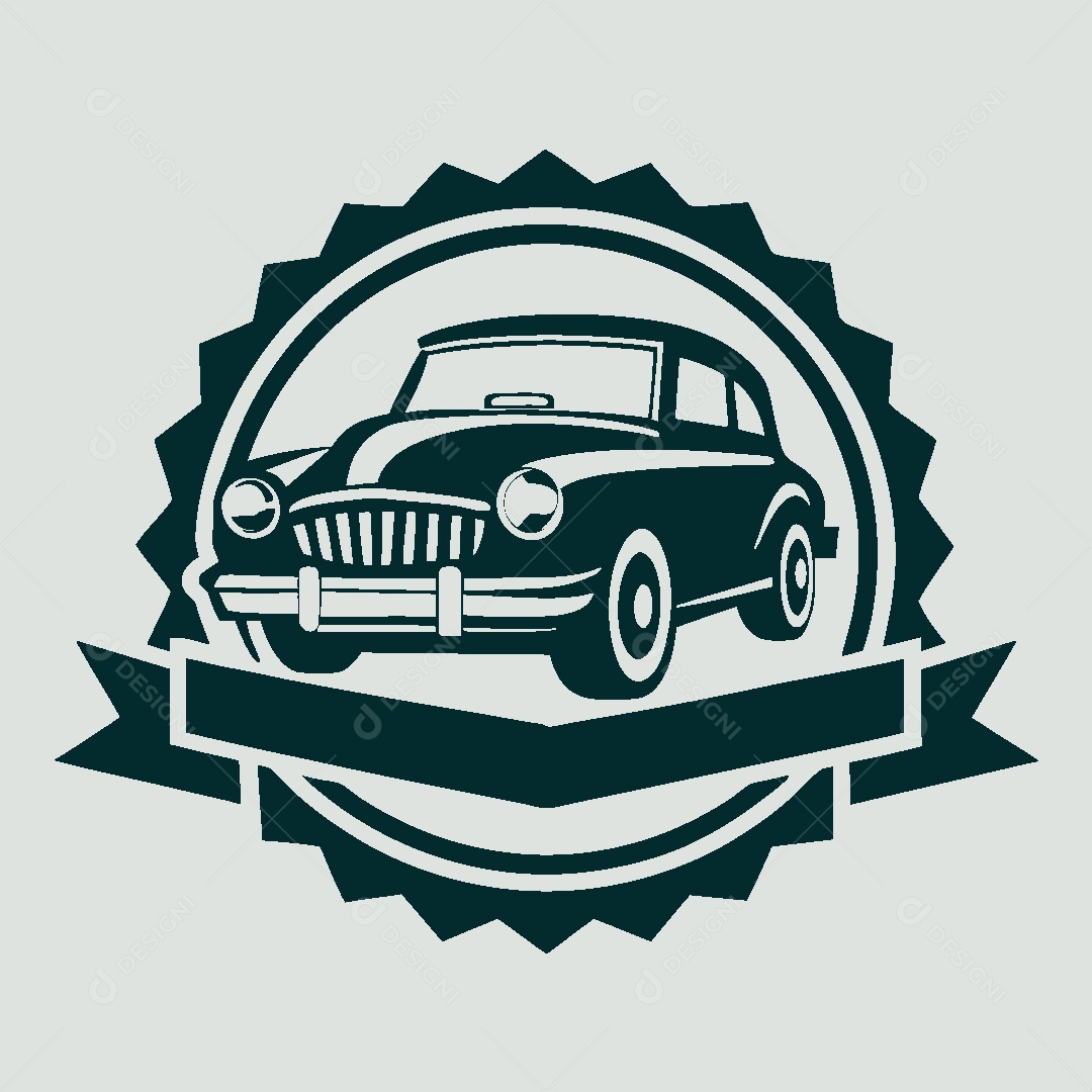 Modelo de Logo de Carro Clássico Vetor EPS