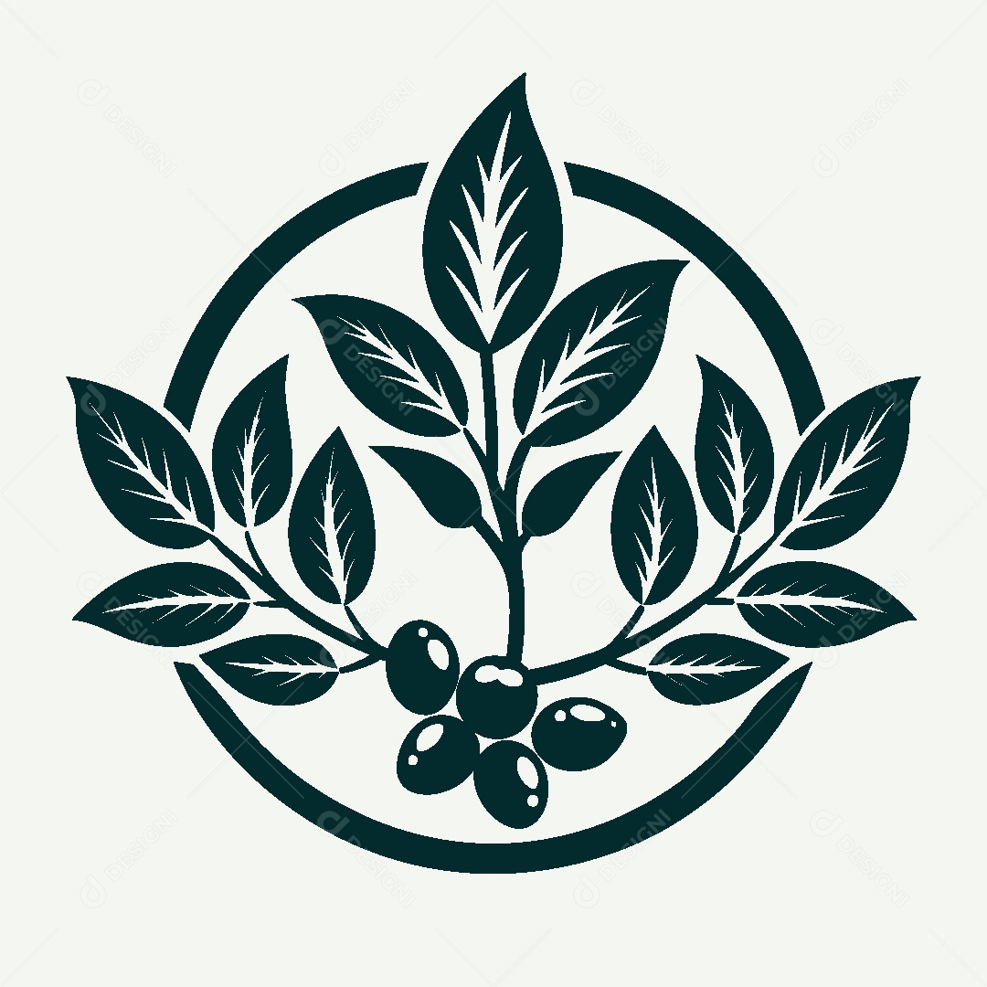 Modelo de Logo de Fruta Vetor EPS