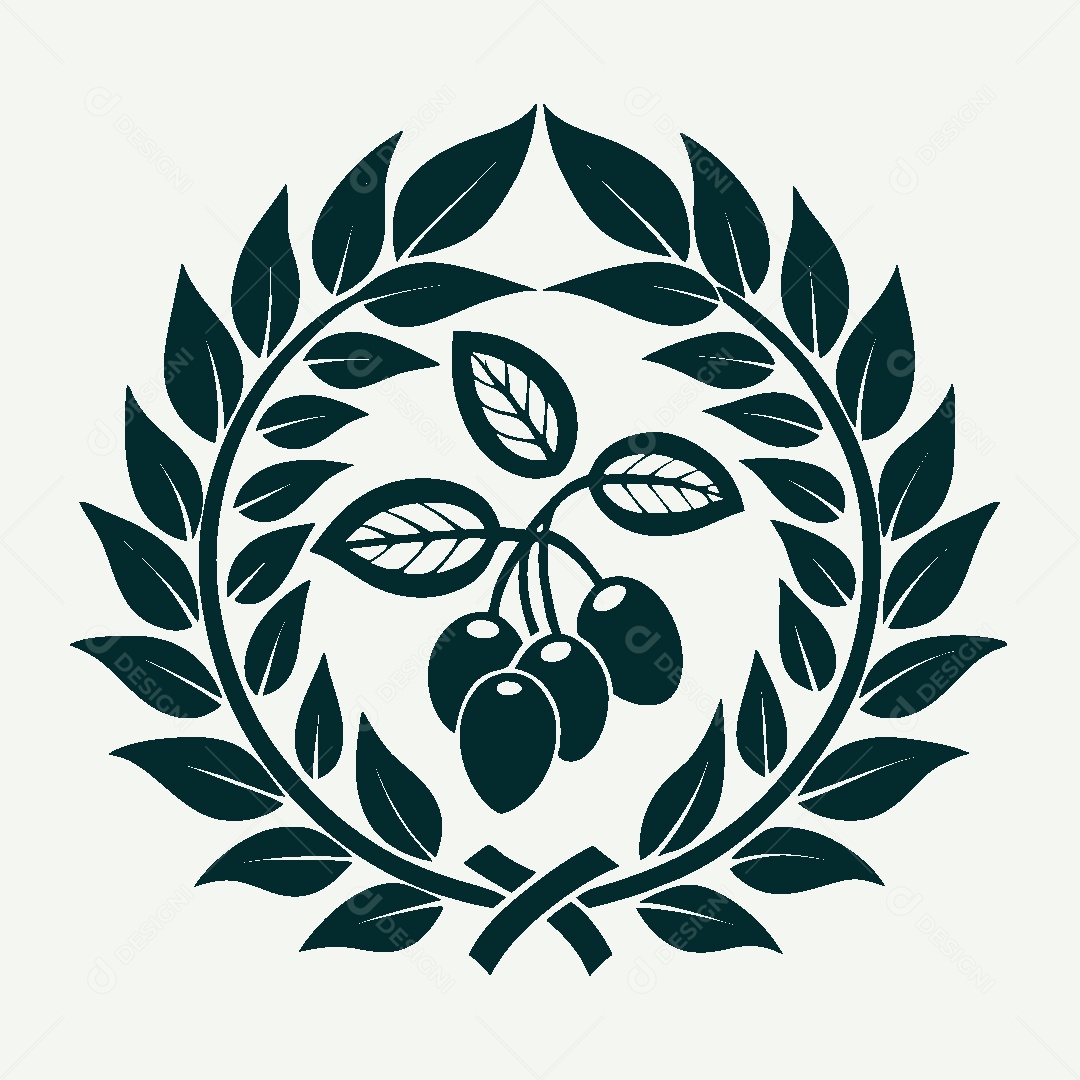 Modelo de Logo de Fruta Vetor EPS