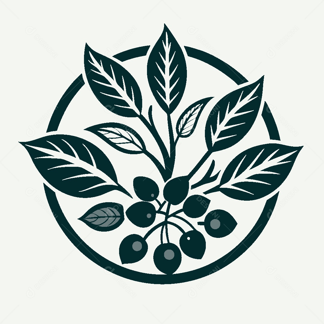 Modelo de Logo de Fruta Vetor EPS