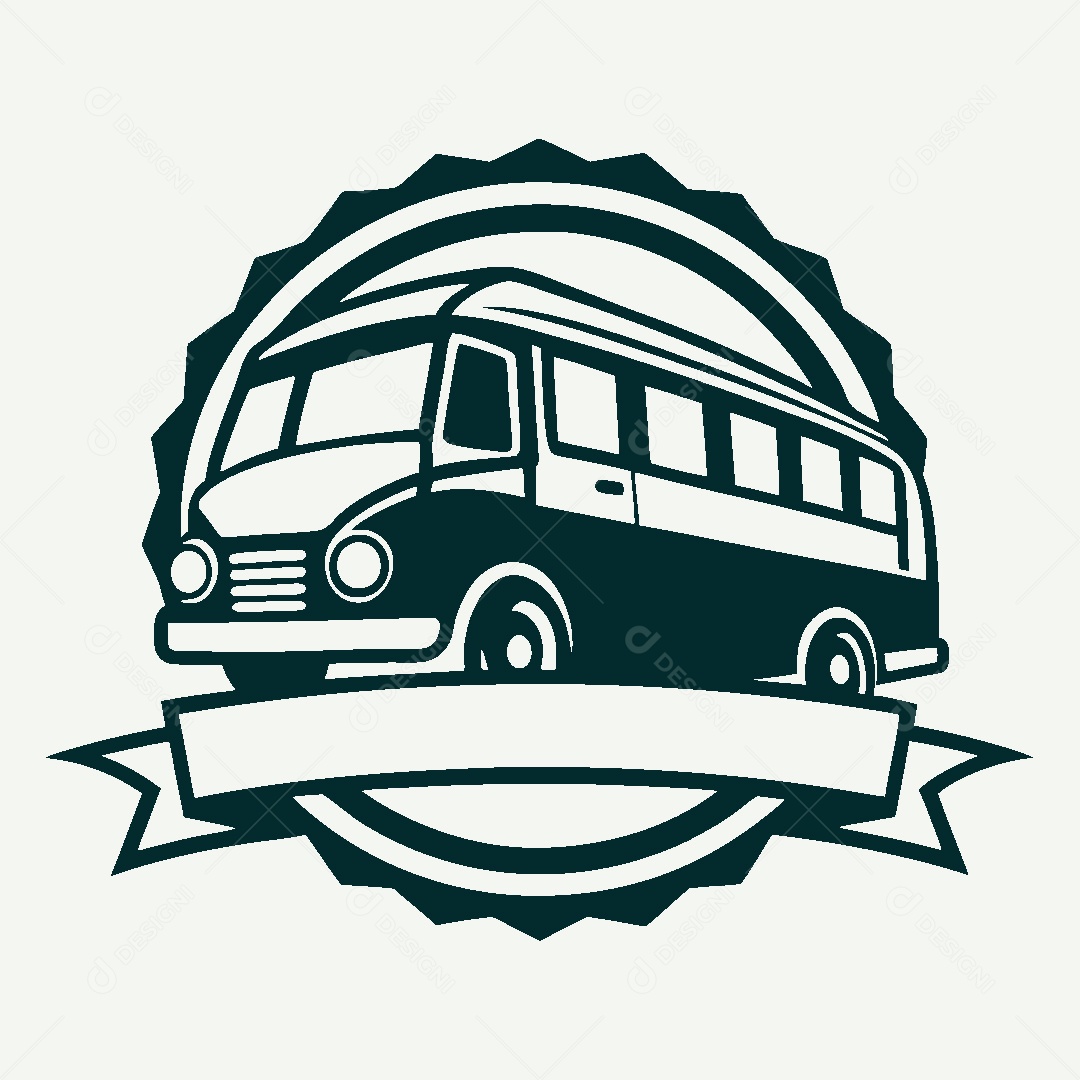 Modelo de Logo de Ônibus Vetor EPS