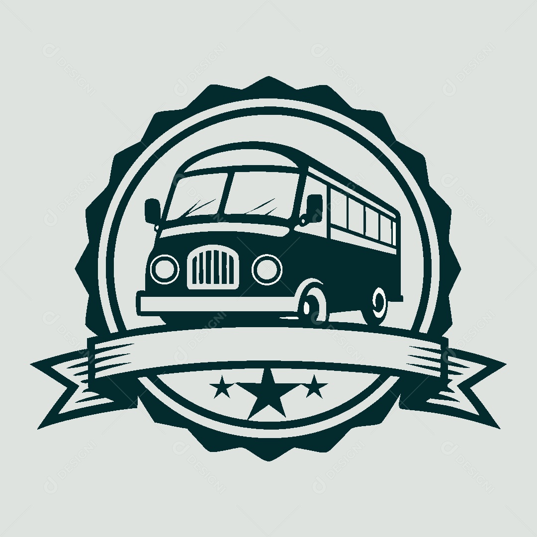 Modelo de Logo de Ônibus Vetor EPS