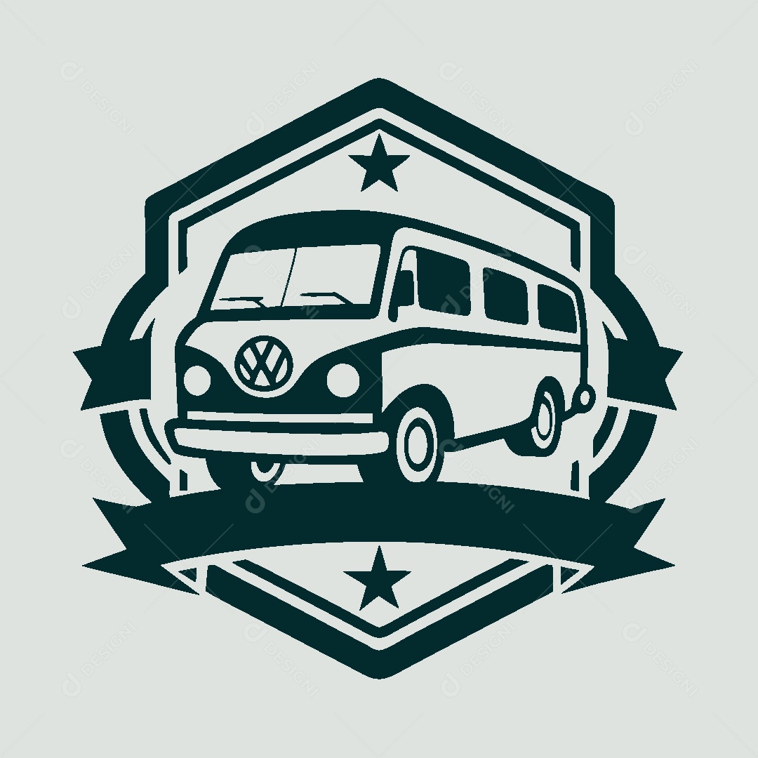 Modelo de Logo de Kombi Vetor EPS