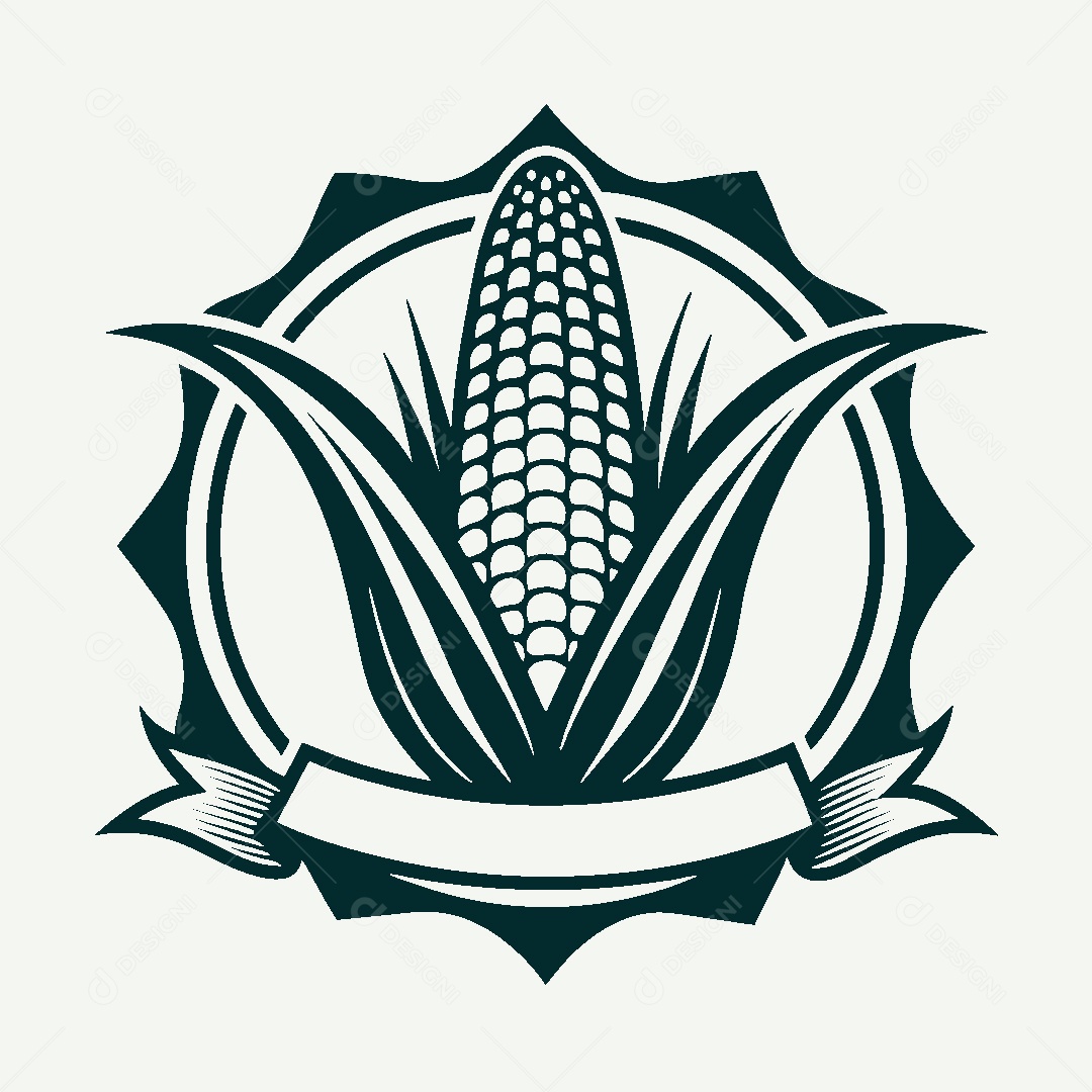 Modelo de Logo de Milho Vetor EPS
