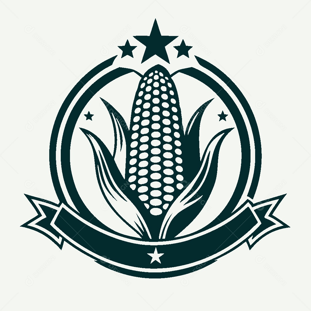 Modelo de Logo de Milho Vetor EPS