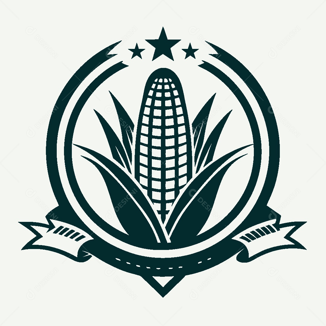 Modelo de Logo de Milho Vetor EPS