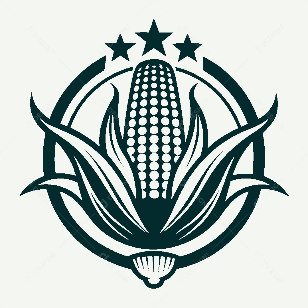 Modelo de Logo de Milho Vetor EPS