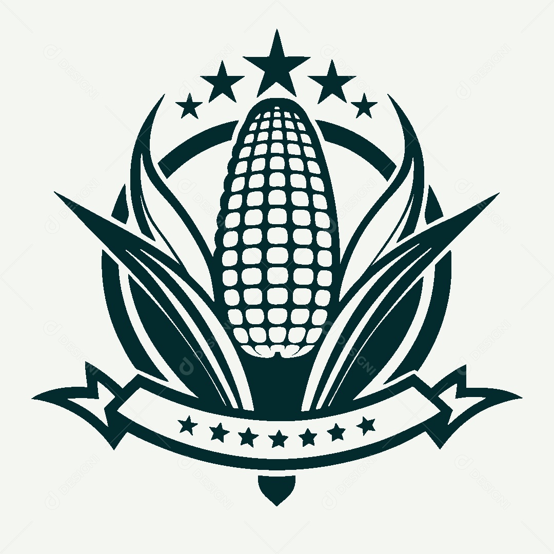 Modelo de Logo de Milho Vetor EPS
