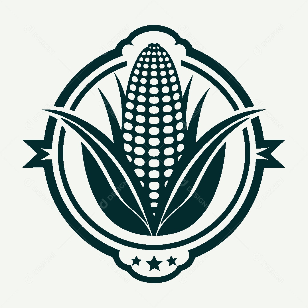 Modelo de Logo de Milho Vetor EPS