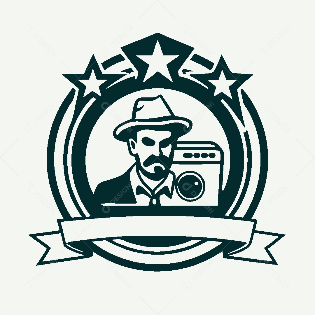 Modelo de Logo de Fazendeiro Vetor EPS