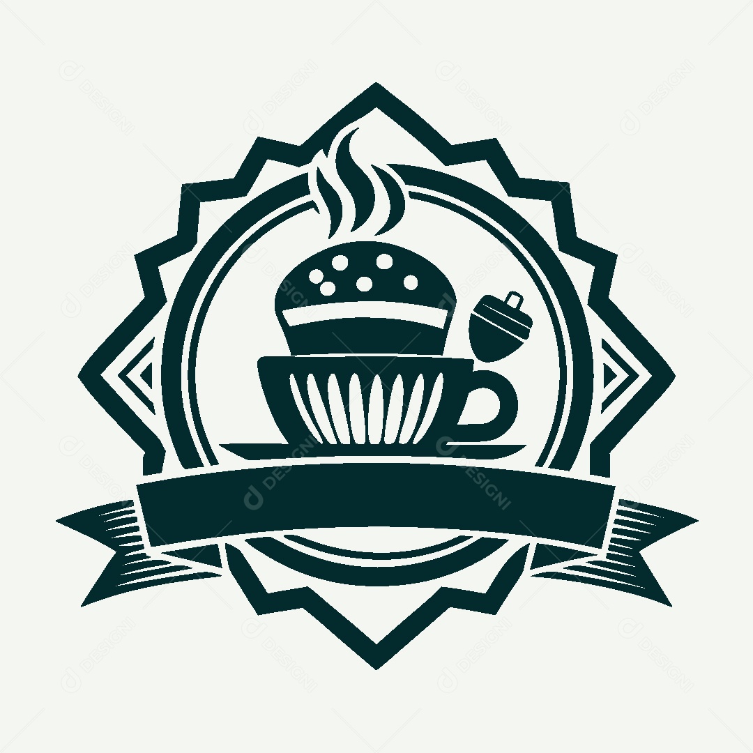 Modelo de Logo de Confeitaria Vetor EPS