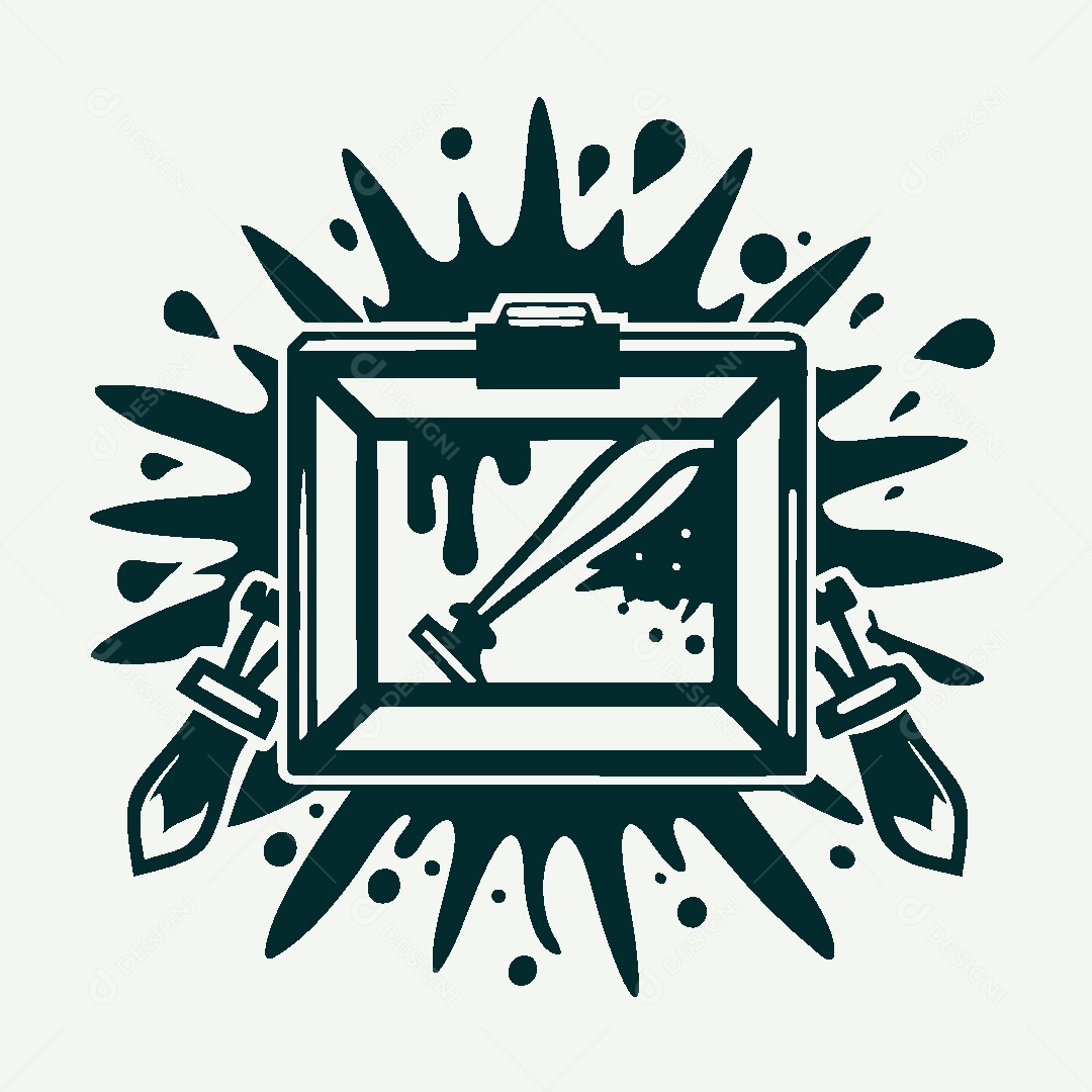 Modelo de Logo de Computador Vetor EPS