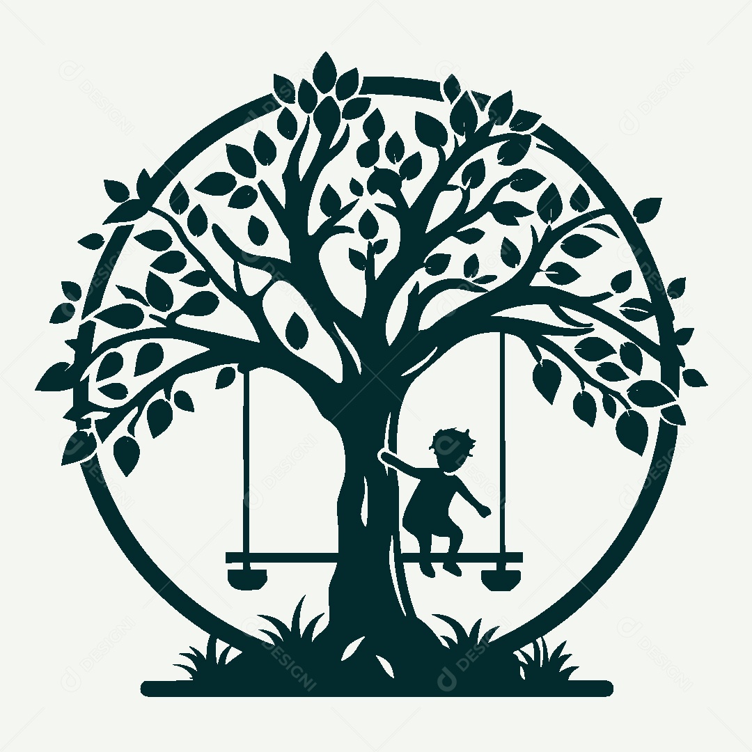 Modelo de Logo de Árvore Vetor EPS