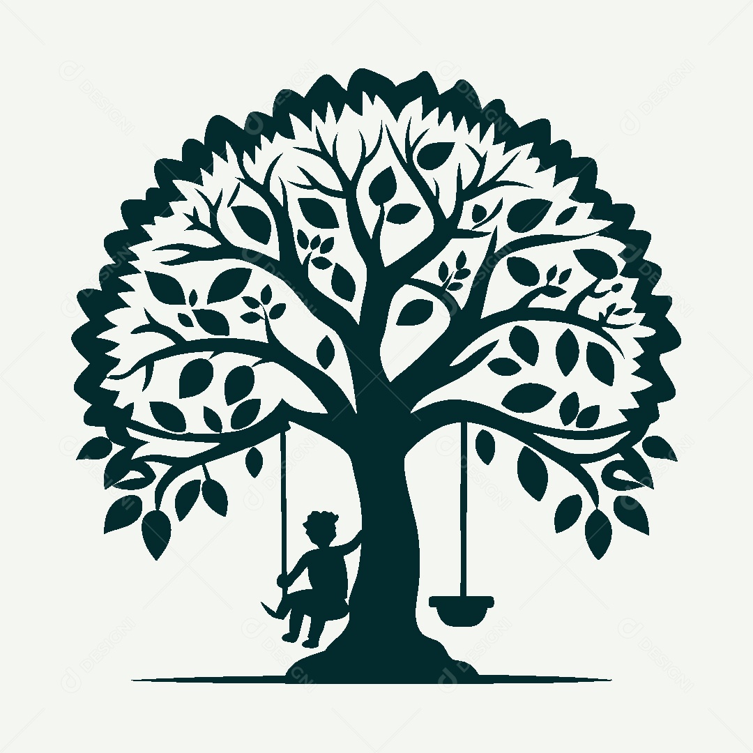 Modelo de Logo de Árvore Vetor EPS