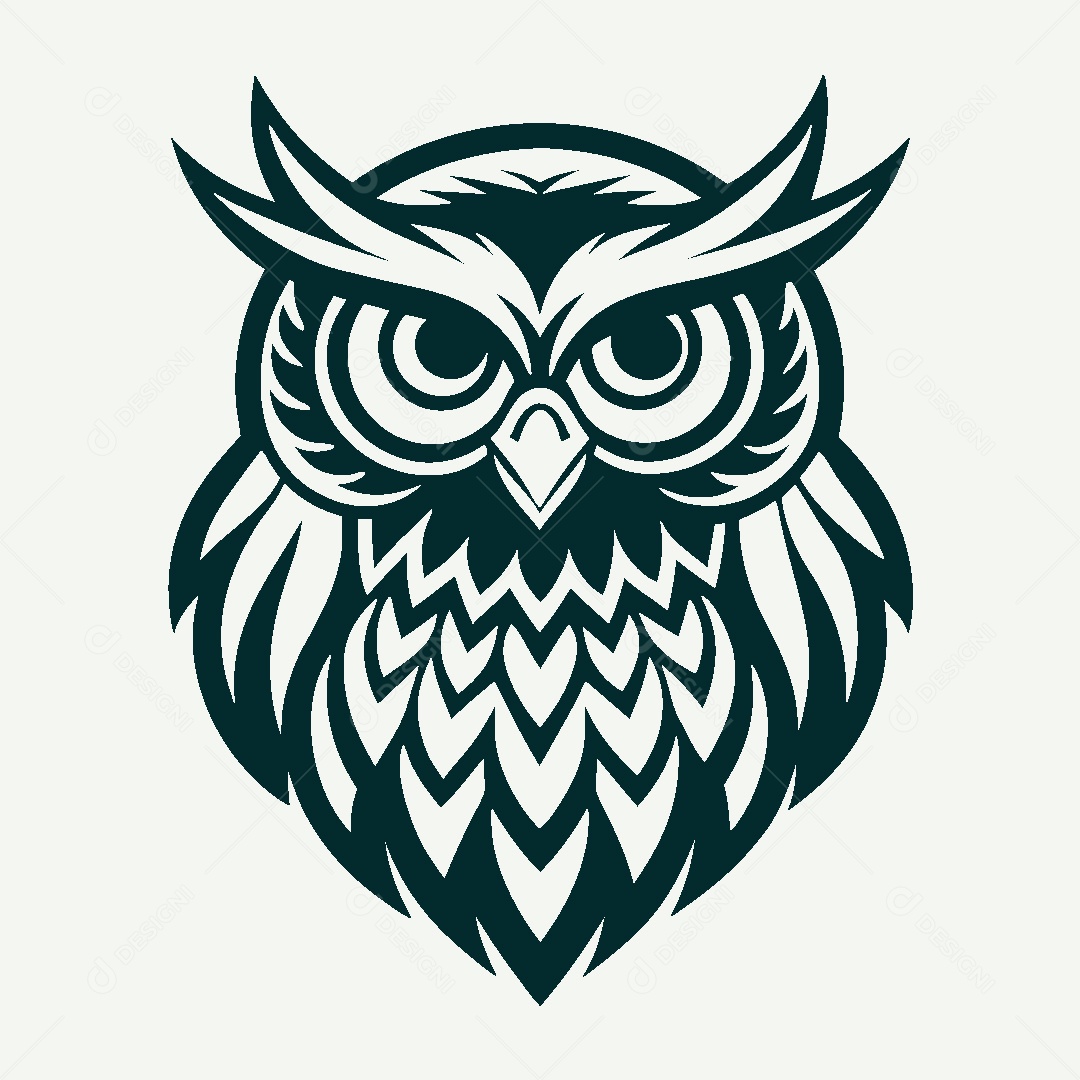 Modelo de Logo de Coruja Vetor EPS