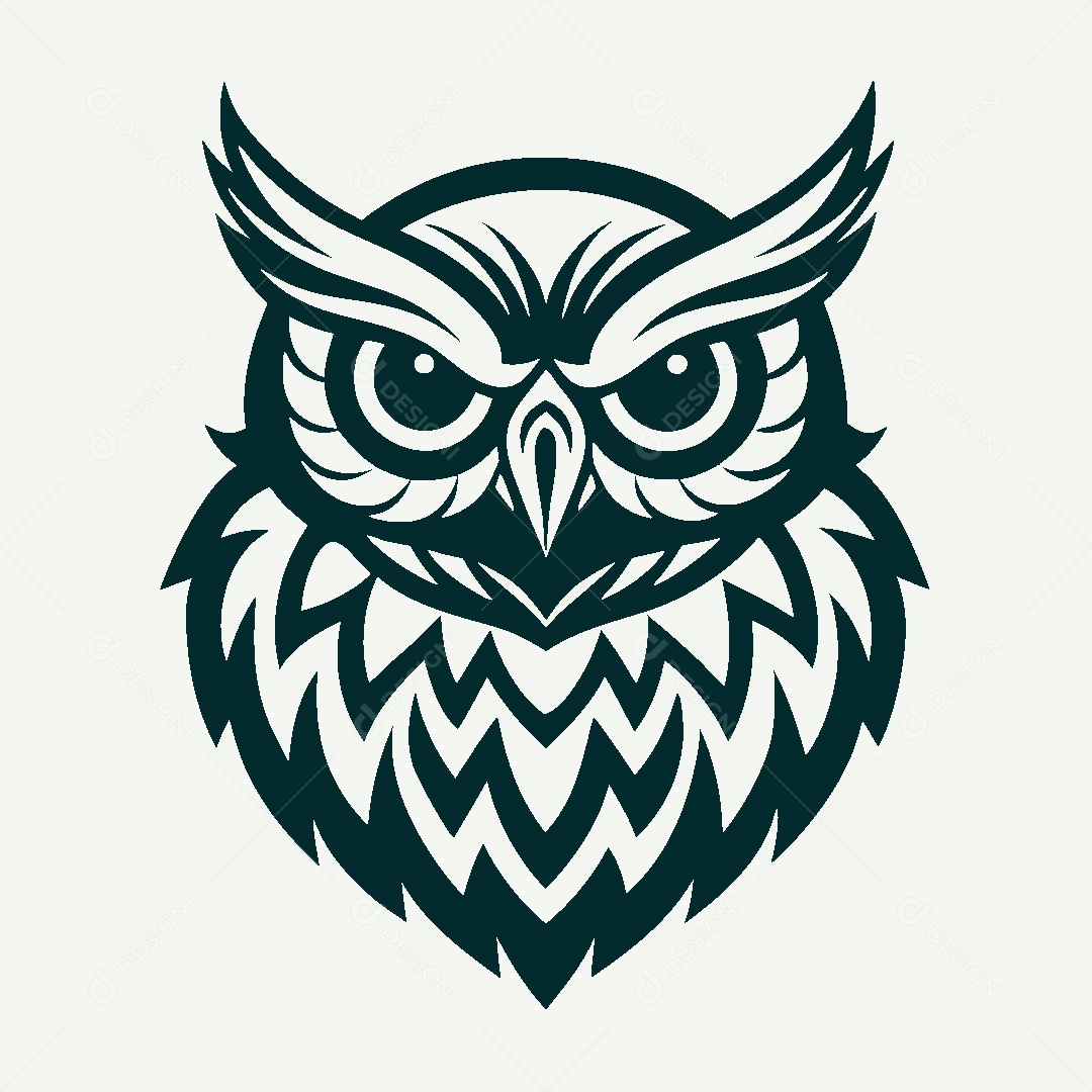 Modelo de Logo de Coruja Vetor EPS