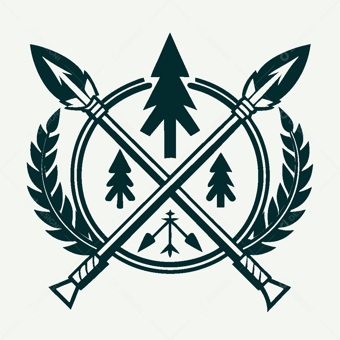 Modelo de Logo de Acampamento Vetor EPS