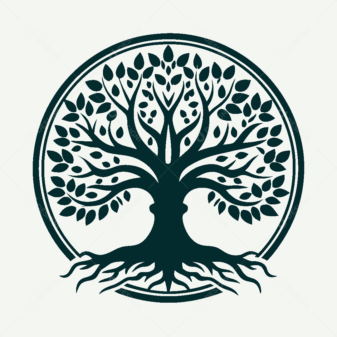 Modelo de Logo de Árvore Vetor EPS