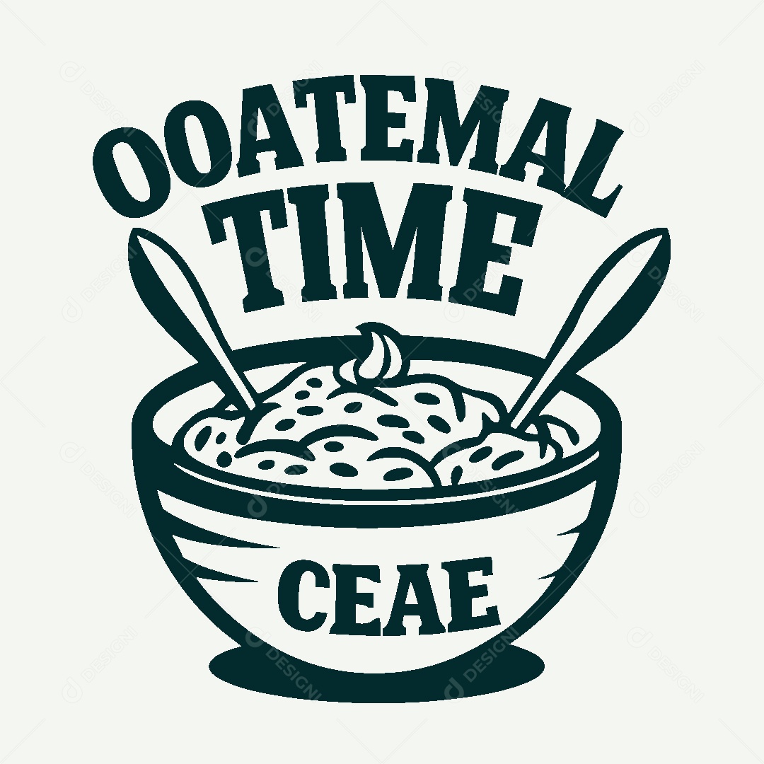 Modelo de Logo de Mingau Vetor EPS