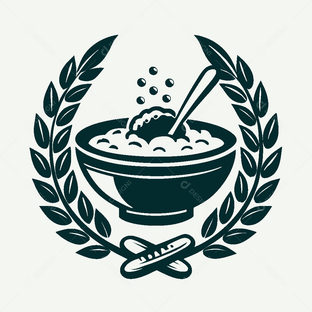 Modelo de Logo de Mingau Vetor EPS