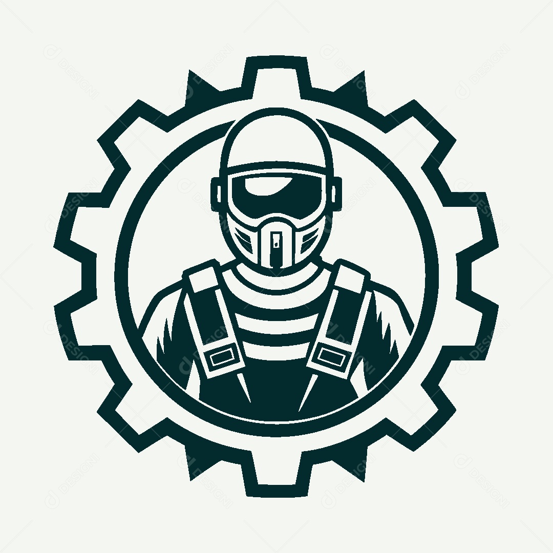 Modelo de Logo de Soldador Vetor EPS