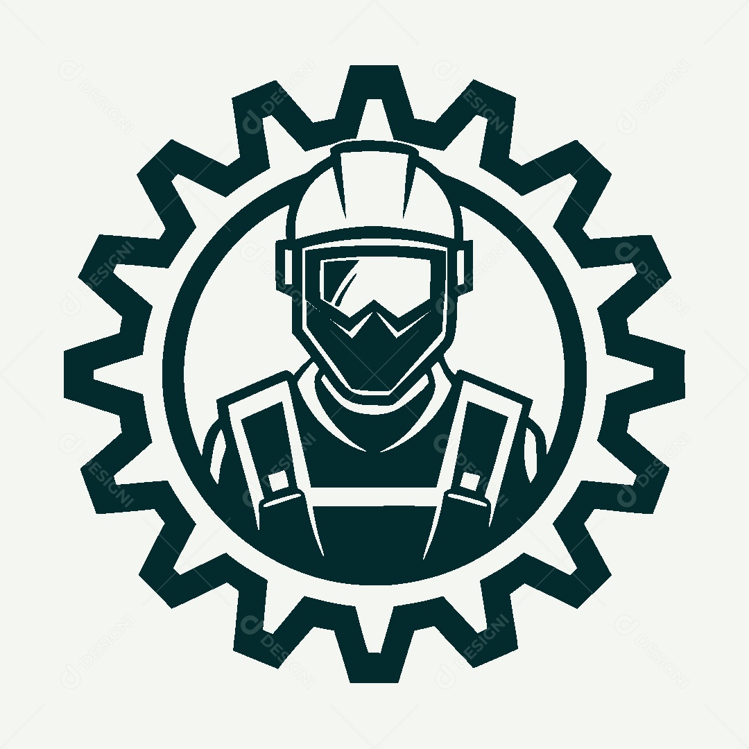 Modelo de Logo de Soldador Vetor EPS