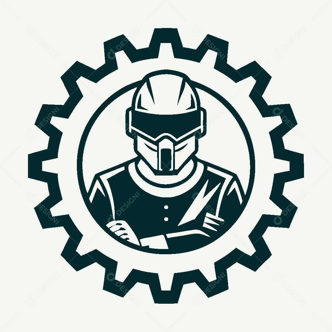 Modelo de Logo de Soldador Vetor EPS