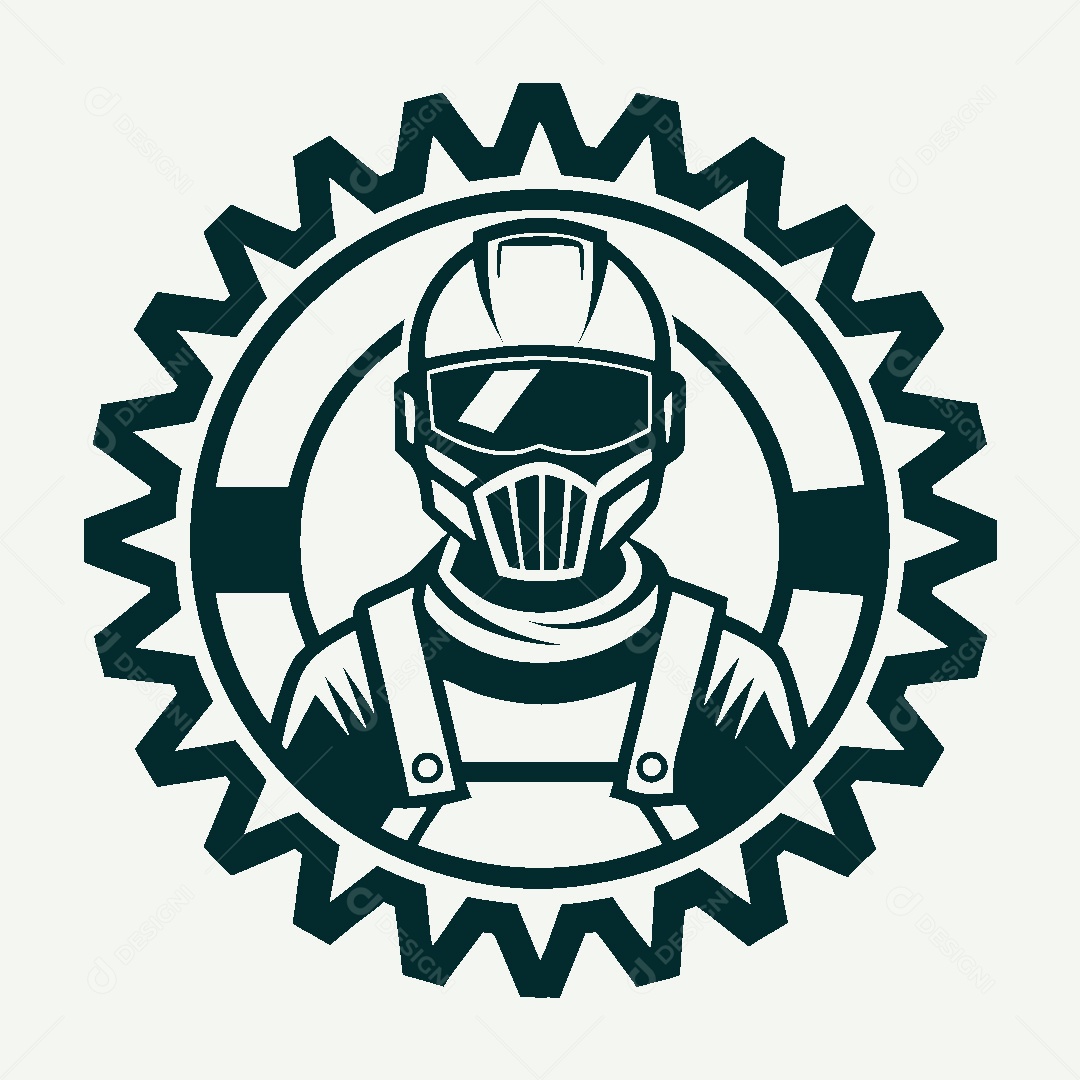 Modelo de Logo de Soldador Vetor EPS