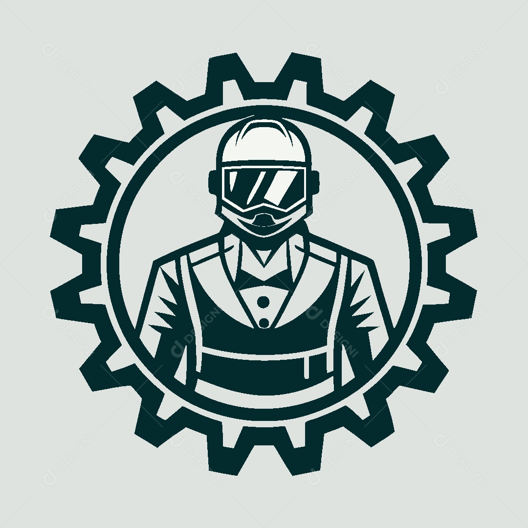 Modelo de Logo de Soldador Vetor EPS