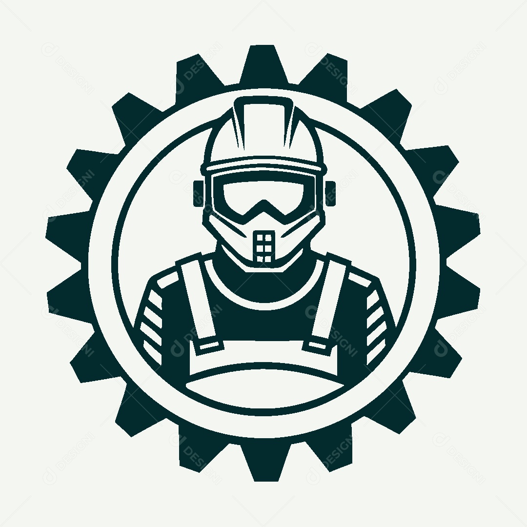 Modelo de Logo de Soldador Vetor EPS