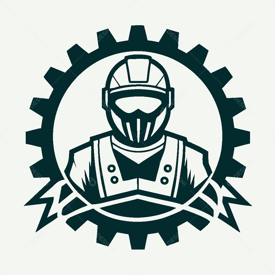 Modelo de Logo de Soldador Vetor EPS