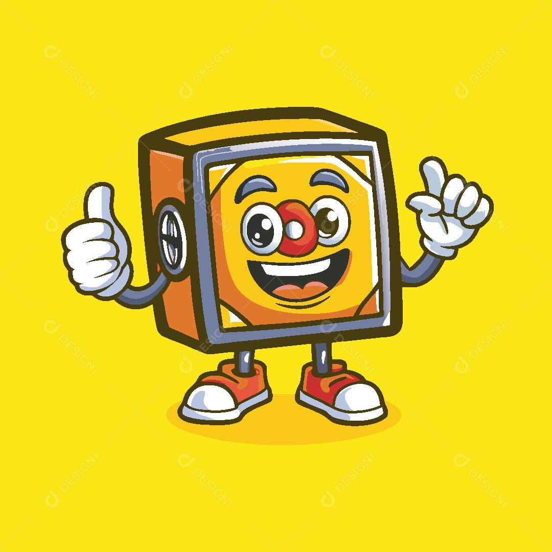 Mascote Ilustração Vetor EPS