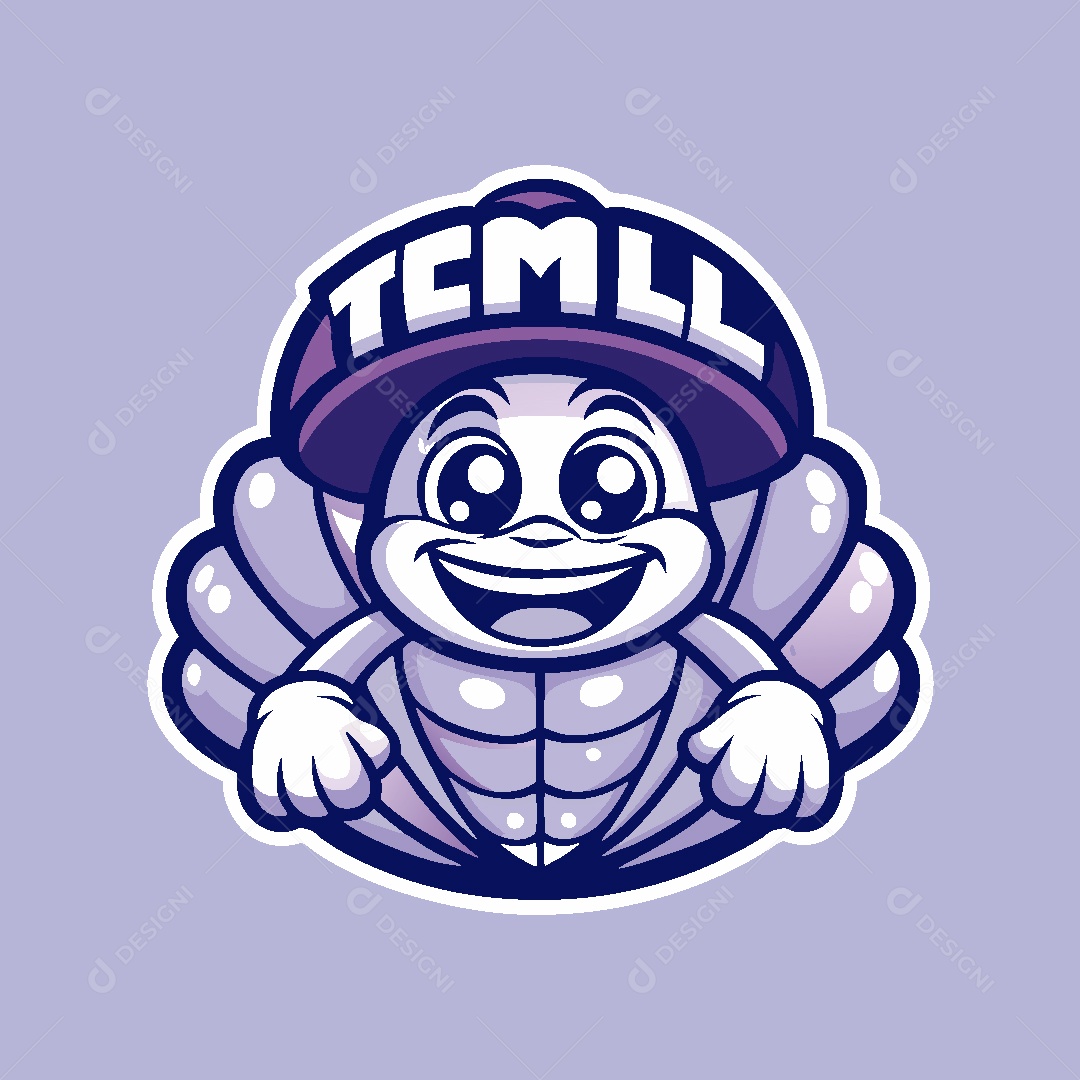 Tartaruga Mascote Ilustração Vetor EPS