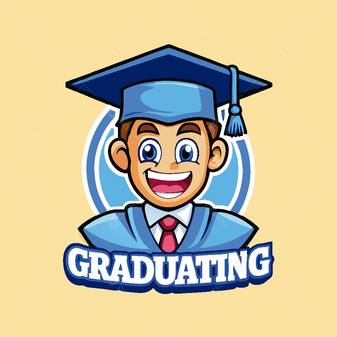 Formando Mascote Ilustração Vetor EPS