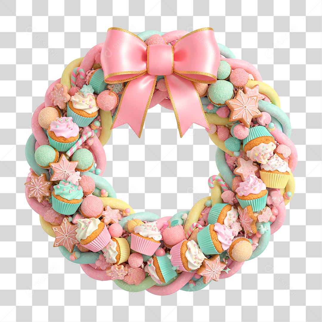 Guirlanda de Natal PNG Transparente