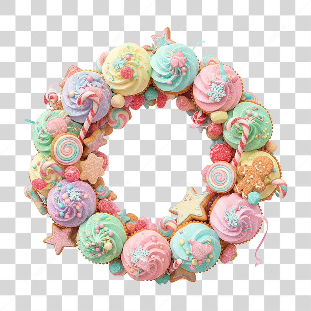 Guirlanda de Natal PNG Transparente