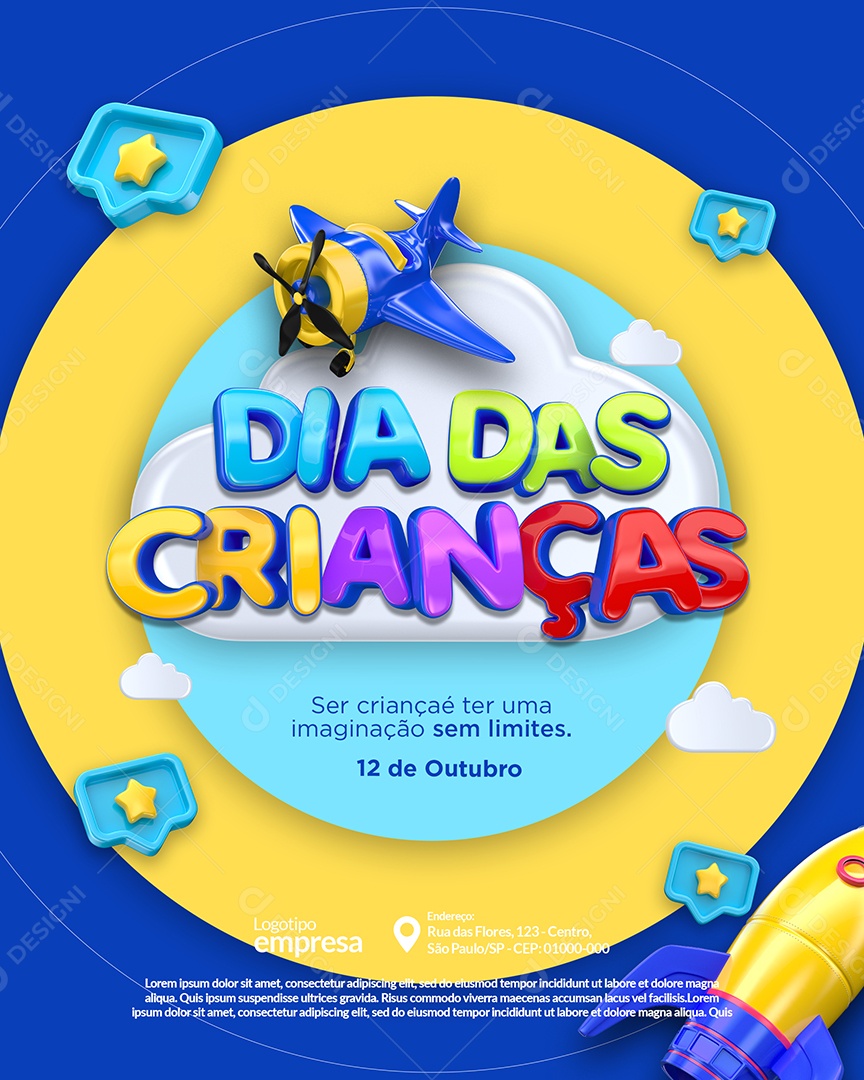 Promoção Black Friday Dia das Crianças Ser Criança Social Media PSD Editável