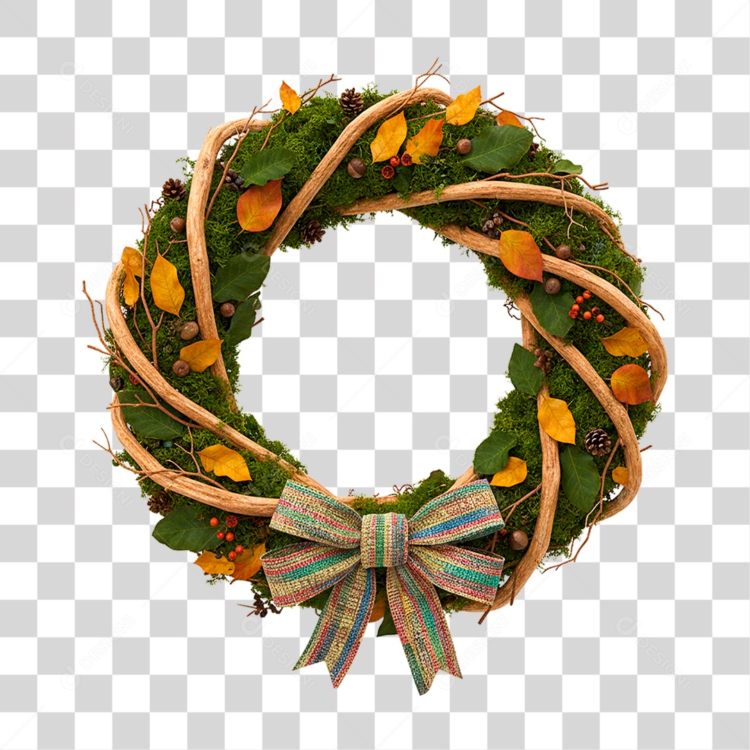 Guirlanda de Natal PNG Transparente