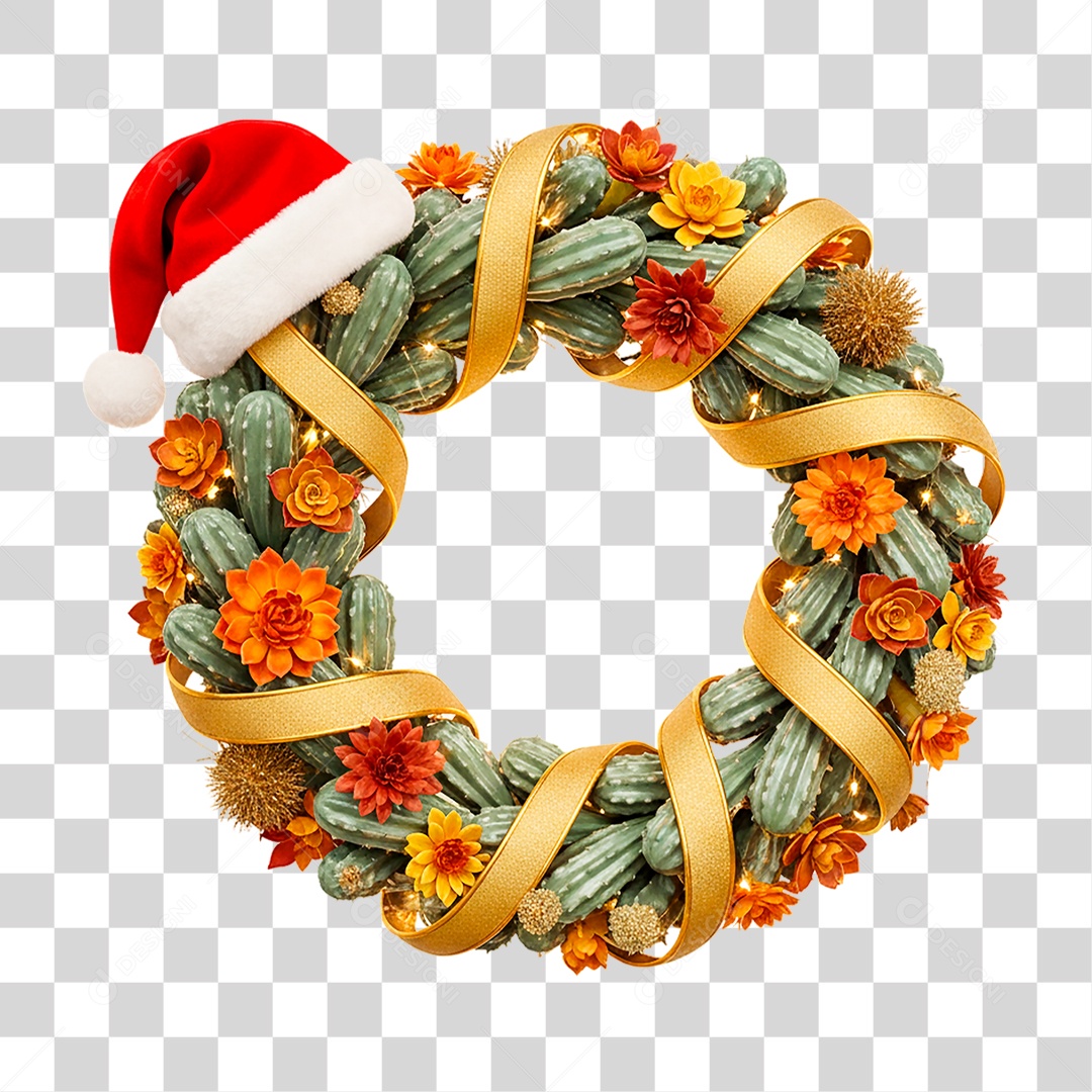 Guirlanda de Natal PNG Transparente