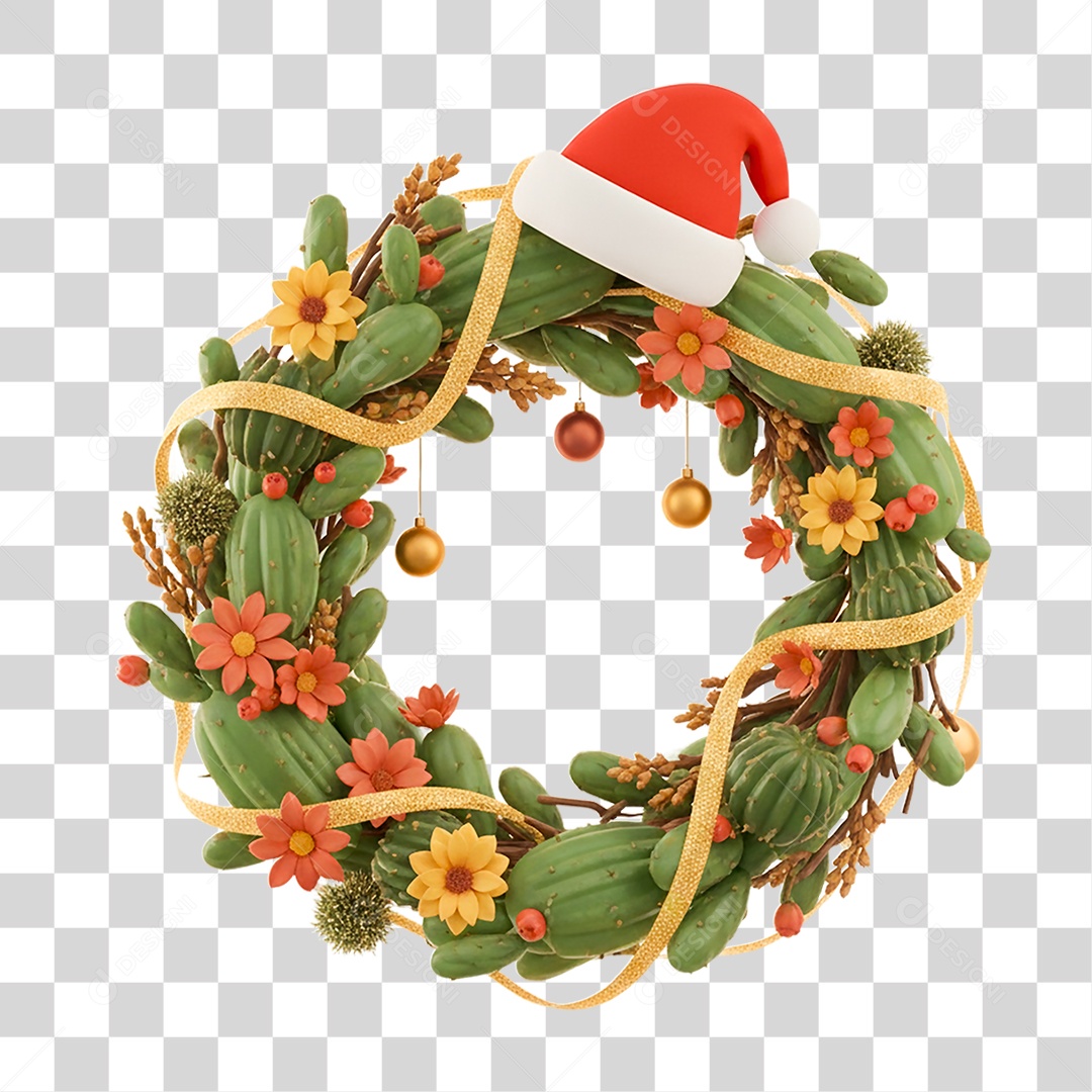 Guirlanda de Natal PNG Transparente