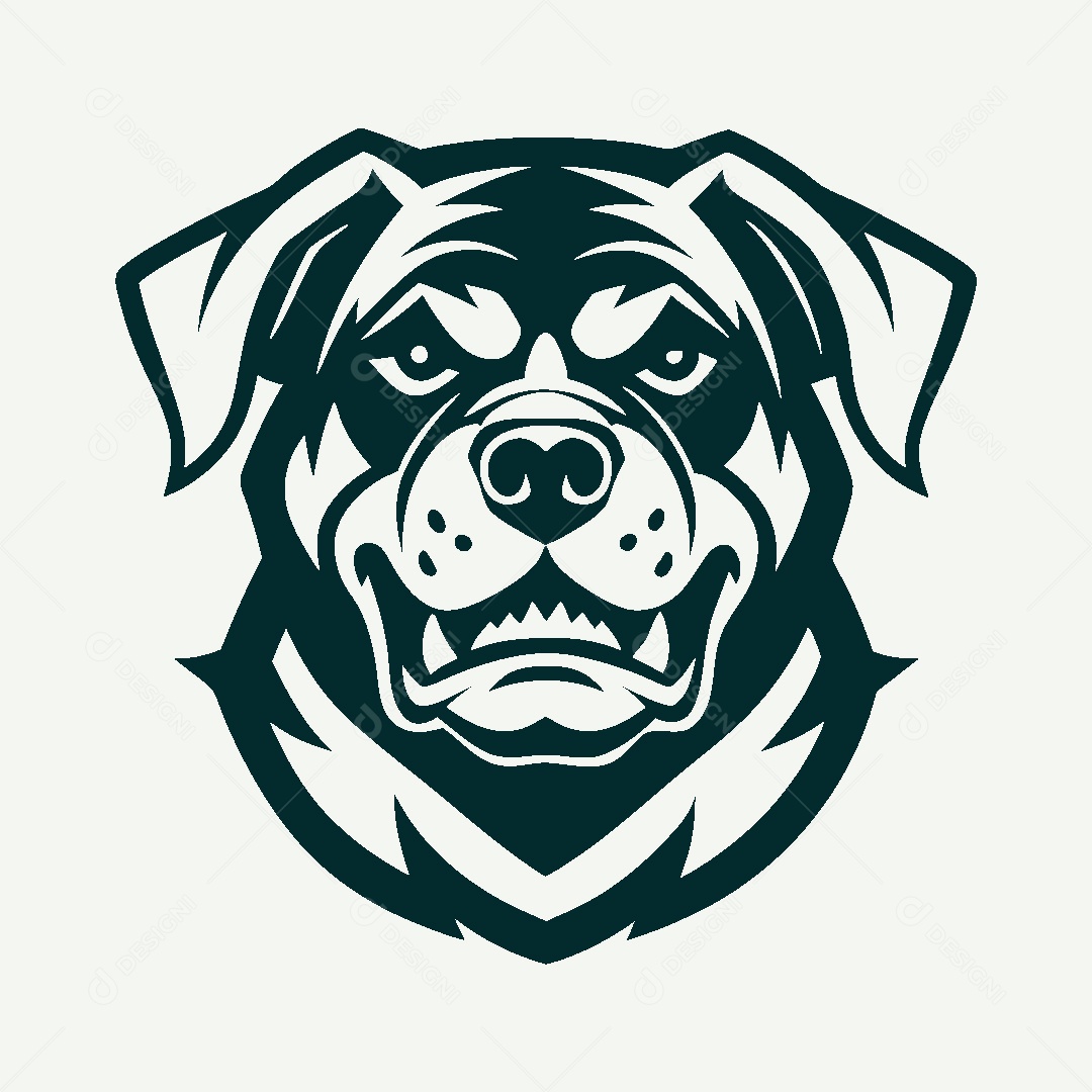 Modelo de Logo de Cachorro Vetor EPS