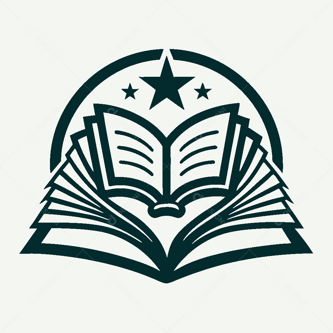 Modelo de Logo de Livro Vetor EPS