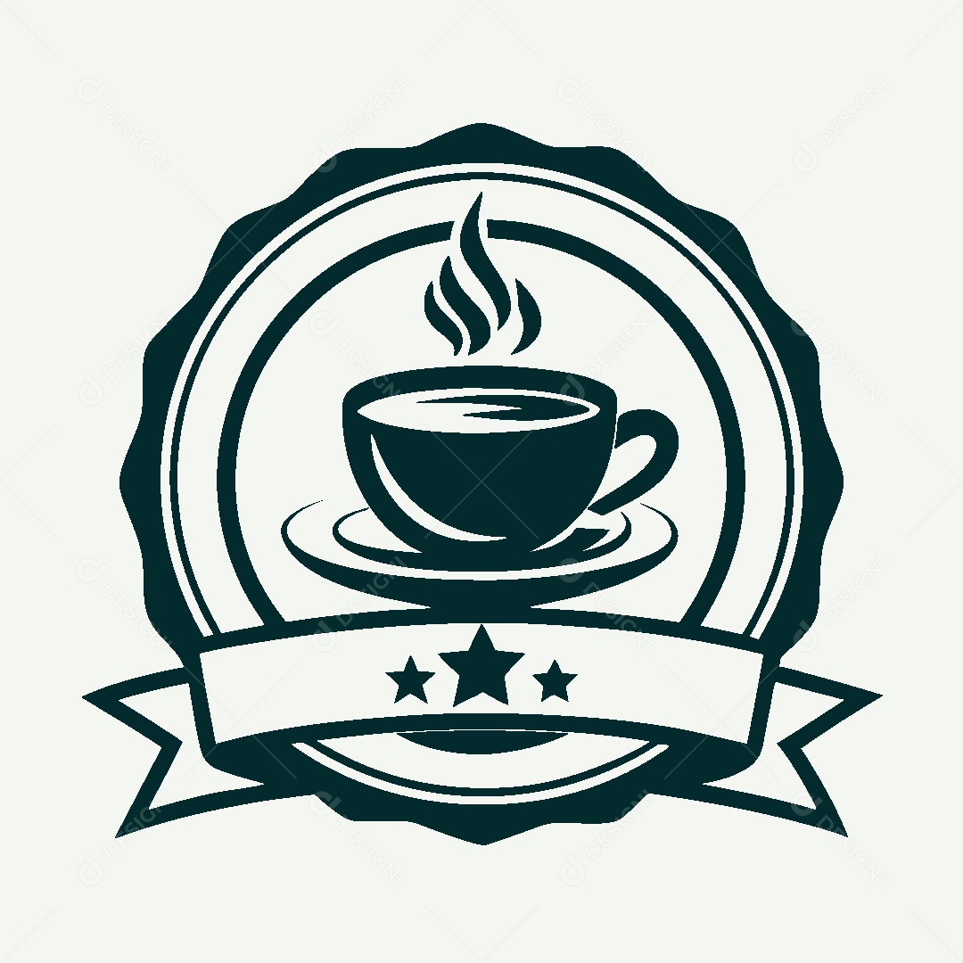 Modelo de Logo de Cafeteria Vetor EPS