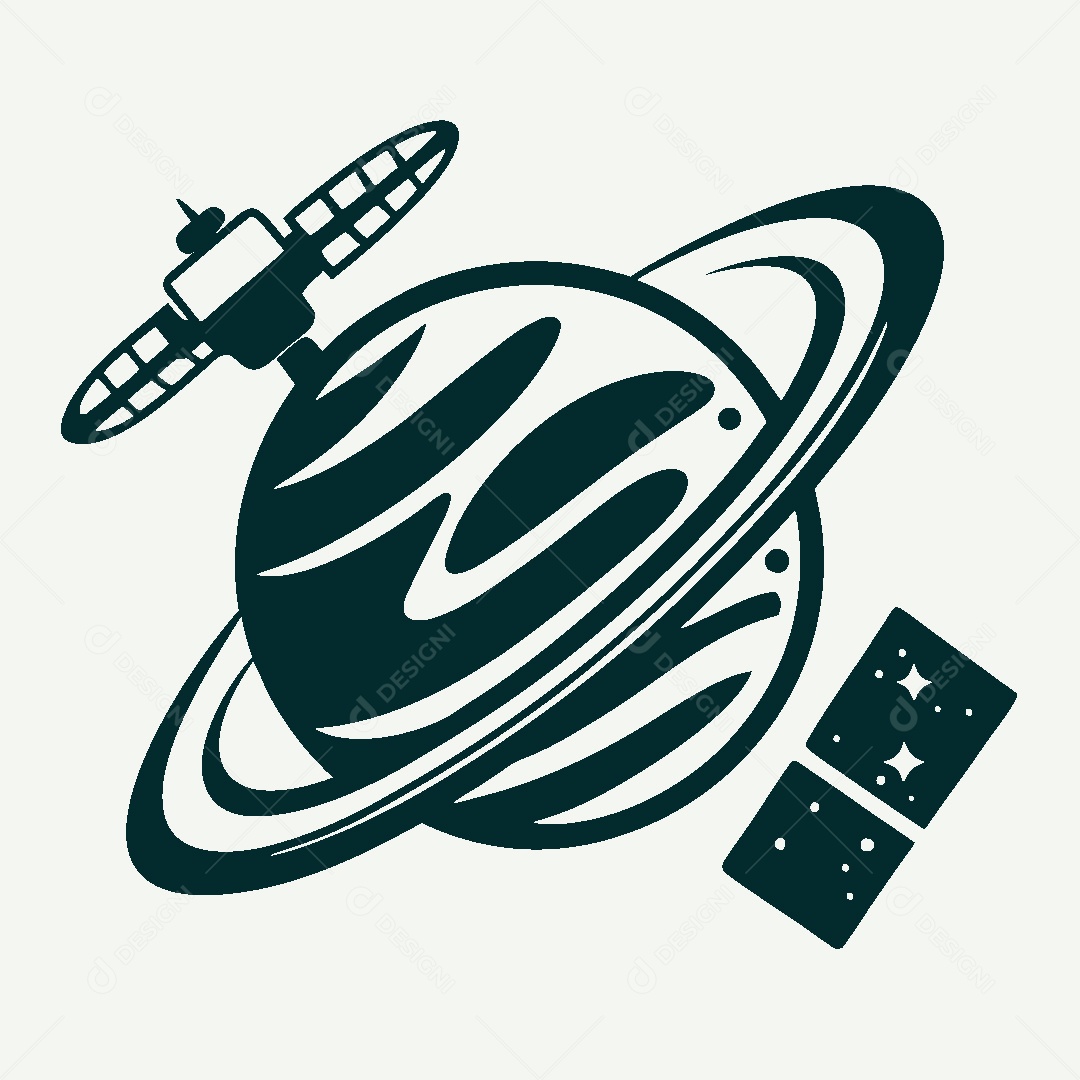 Modelo de Logo de Espaço Vetor EPS