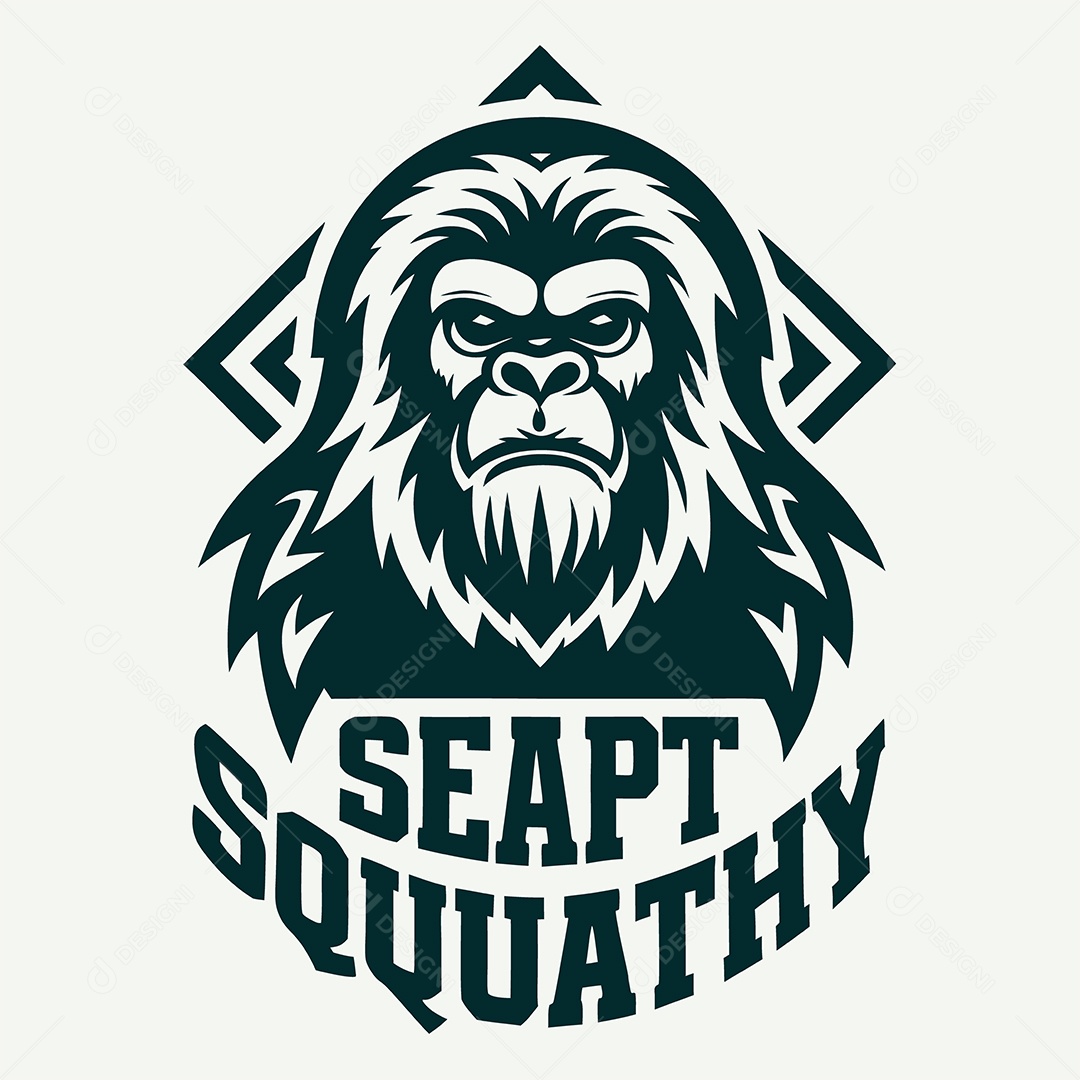 Modelo de Logo de Pé Grande Vetor EPS